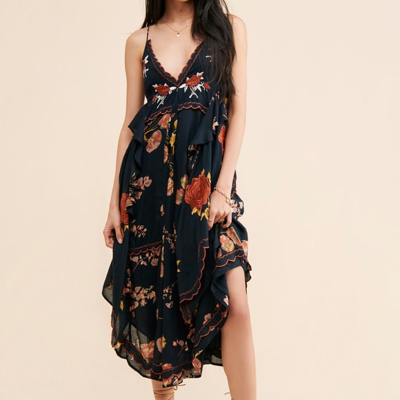 Audrey Embroidered Maxi DressFree People